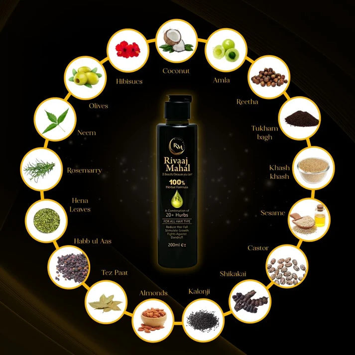 Rivaaj Mahal Anti Hair Fall Organic Hair Oil