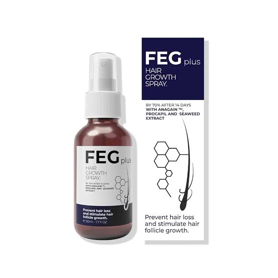 EFG PLUS HAIR GROWTH SPRAY GURRENTED RESULTS IN 7 DAYS